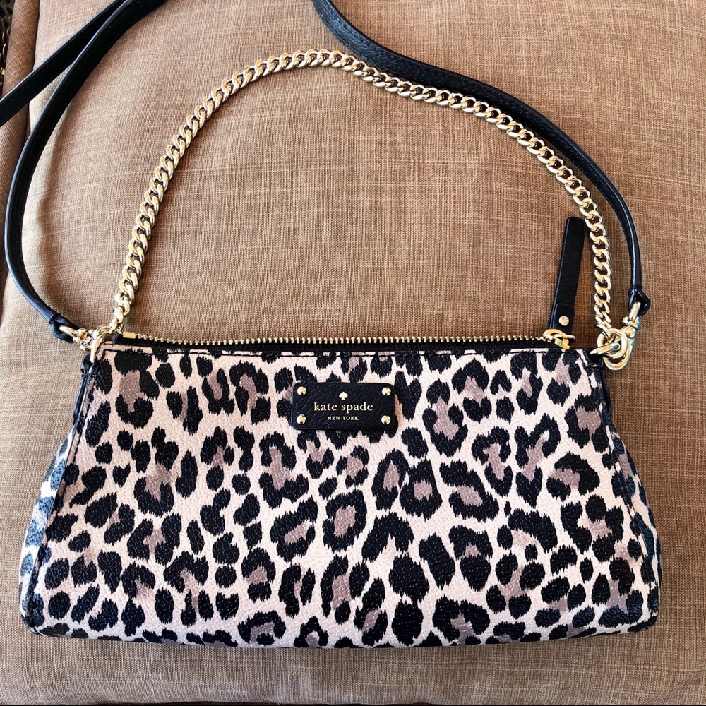 Kate Spade Leopard Convertible Crossbody
